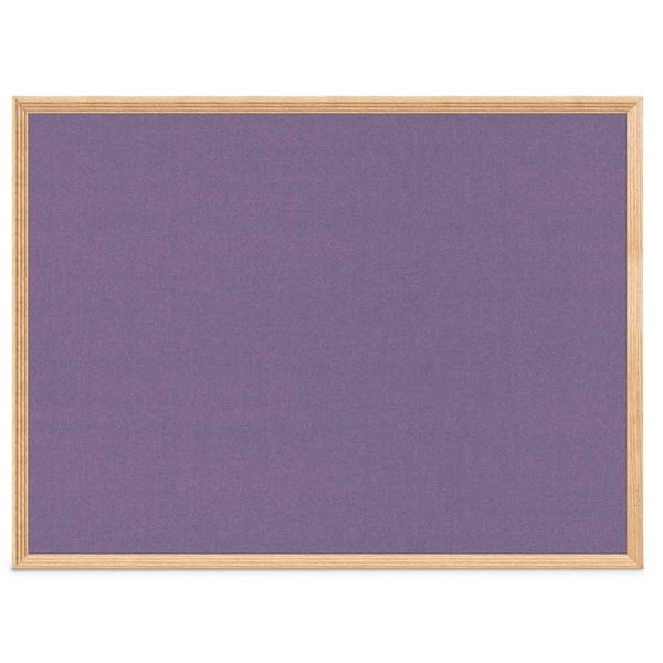 United Visual Products Decor Wood Combo Board, 60"x48", Walnut/White Porcelain & Pearl UV704DEFAB-WALNUT-WHTPORC-PEARL - main